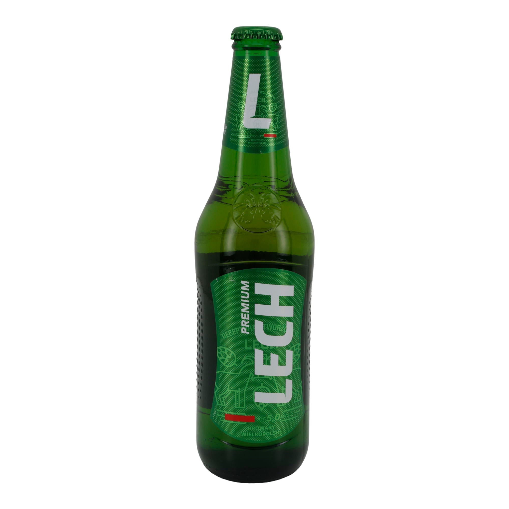 Polnisches Lagerbier Lech Premium | Bier | 500 ml Flasche Lech
